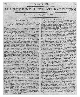 Hellfeld, Ludwig Karl von: Beiträge zum Staatsrecht und der Geschichte von Sachsen : aus ungedruckten Quellen. - Eisenach : Wittekindt Th. 3. - 1790