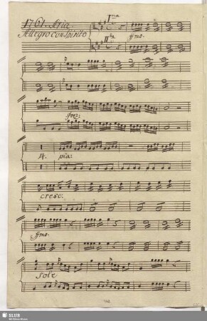 1761. Aria: Il furore se m'accende / Ghinassi, S.