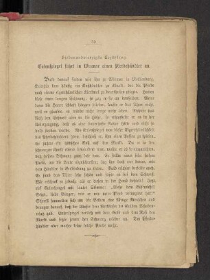 Siebenundvierzigste Erzählung. Eulenspiegel führt in Wismar einen Pferdehändler an.