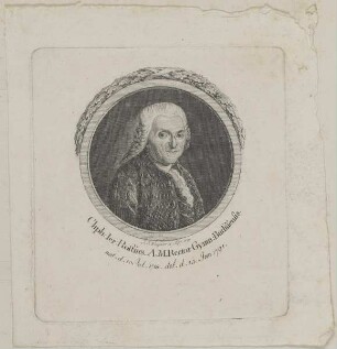 Bildnis des Chph: Ier: Rostius