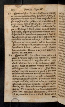 556-565, Quaeritur igitur. I. An cum Parochi tantum de boni ...