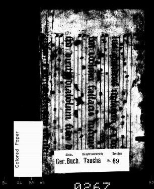 Gerichtshandels- und Konsensbuch von Plösen (Anteil Kram)