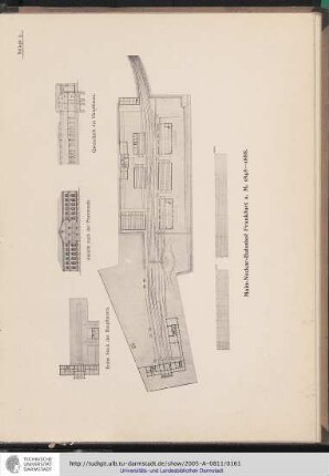Beilage 3. Main-Neckar-Bahnhof Frankfurt a. M. 1846-1888 [Gleisplan]