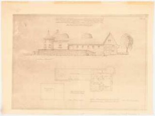 Garten Lüchtemeier, Wittbräucke: Landhaus: Grundriss Dachgeschoss, Gartenansicht