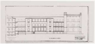 Evangelisches Diakonissenkrankenhaus Bethanien, Berlin-Kreuzberg Umbau. Hauptgebäude: Nordansicht