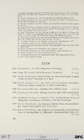 Zinn (Nr. 1565-1593)