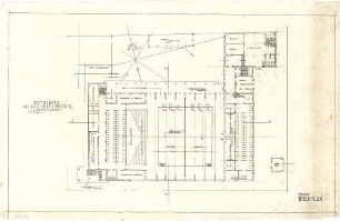 Gsaenger, Gustav; München; Hallenbad - Grundriss EG