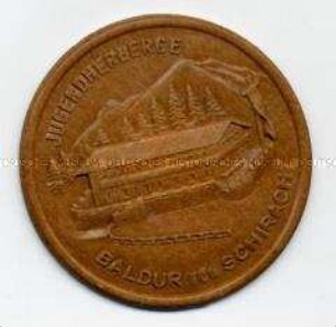 Deutsches Jugendherbergswerk, "Jugendherberge Baldur von Schirach", Reichsstraßensammlung zum Reichswerbe- und Opfertag des RV-DJH vom Mai 1938