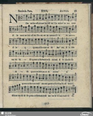 XXII. Nonne hic est; SWV 74