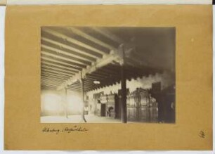 Rathaus, Altenburg: Innenansicht Diele (aus: Skizzen- und Fotoalbum 20)