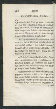 11. Beantwortung derselben.
