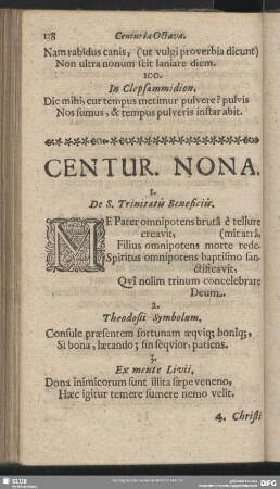 Centur. Nona