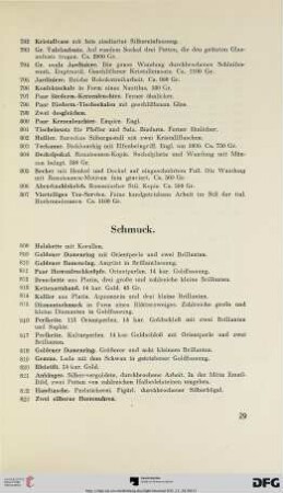 Schmuck (Nr. 808-823)