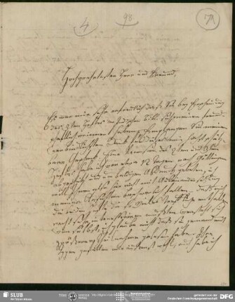 Eigenh. Brief von Franz Bopp an August Wilhelm von Schlegel, Berlin, 04.07.1822