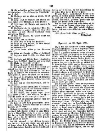 Pyrmont, am 23 April 1854