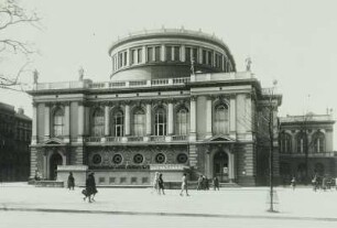 Magdeburg, Stadttheater : Magdeburg. Stadttheater. Eingangsfront