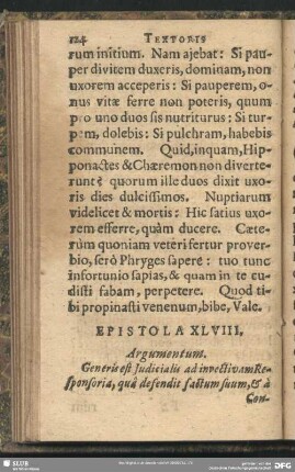Epistola XLVIII.