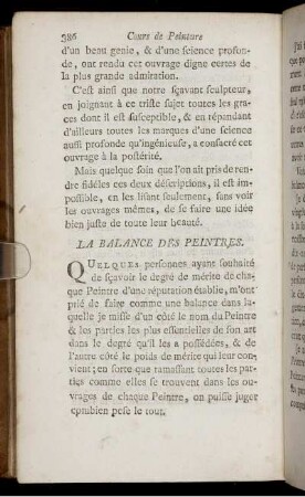 La Balance Des Peintres.