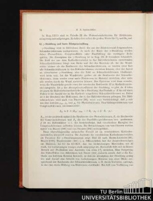 b) γ-Strahlung und harte Röntgenstrahlung