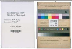 Entnazifizierung Bruno Koch , geb. 04.11.1903 (Zollsekretaer)