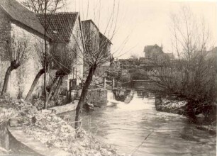 Untere Mühle. Detmold. Wiesenstraße. Sammlung Starke