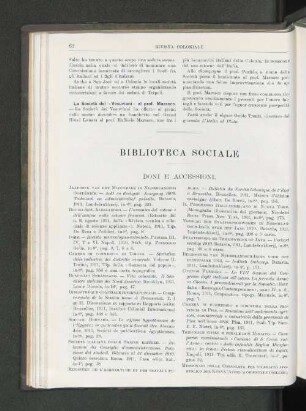 Biblioteca Sociale.