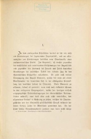 Südostdeutsche Betrachtungen : e. nationale Denkschr.