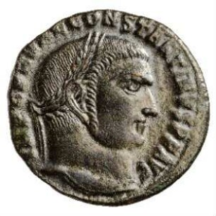 Münze, Follis, Aes 3, 313 - 314 n. Chr.