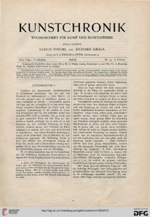 Heft 14 (2. Februar 1899)