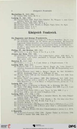 Königreich Frankreich (Nr. 137-179)