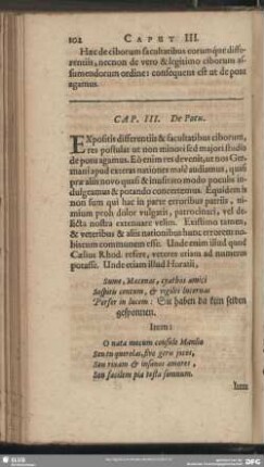 Cap. III. De Potu