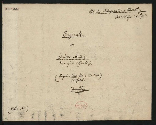 Organ pieces; org; A-Dur