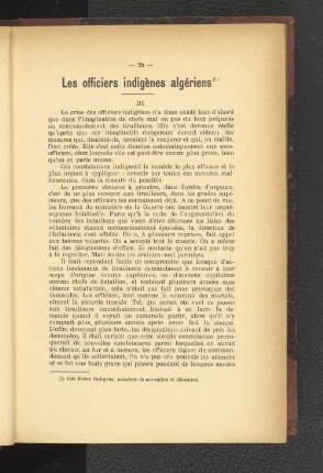 Les officiers indigènes algériens.