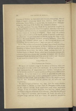 Chapter IV. The Portuguese Period