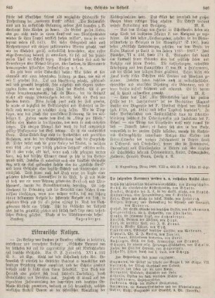 845-848 Literarische Notizen