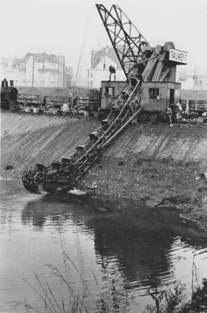Unterkanal Staustufe Koblenz/Mosel im Bau