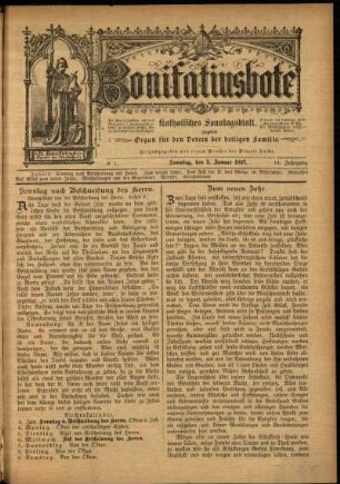 Ausgabe vom Sonntag, den 03. Januar 1897.