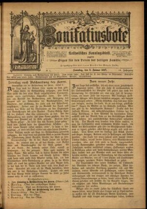 Ausgabe vom Sonntag, den 03. Januar 1897.
