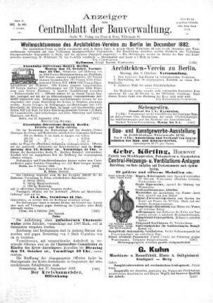 Anzeiger zum Zentralblatt der Bauverwaltung, No. 40