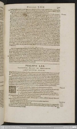 Psalmus LXX
