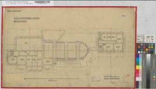 Neubau eines Empfangsgebäudes auf Bahnhof Neubeckum, Blatt 9: Grundriß Obergeschoß, M. 1:100