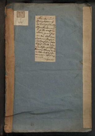 Briefe des königlichen Oberstlieutnants Kränzer aus Fulda an den Regierungskanzlisten Jakob August Barth zu Kassel