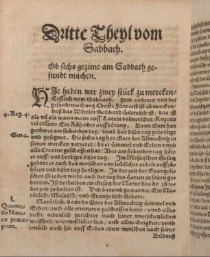 Dritte Theyl vom Sabbach.