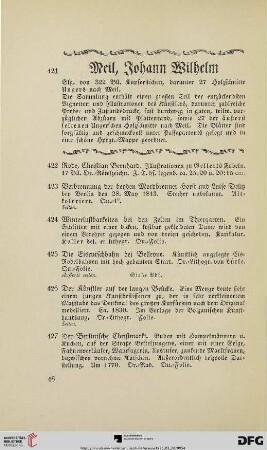 Meil, Johann Wilhelm (Nr. 421-446)