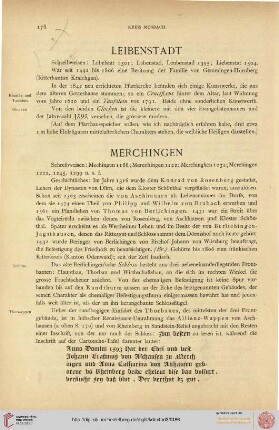 Leibenstadt, Merchingen, Osterburken, Rosenberg