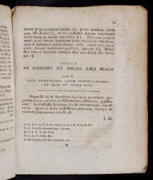 ix-xix, Praemissis his de Speciebus Iuris...