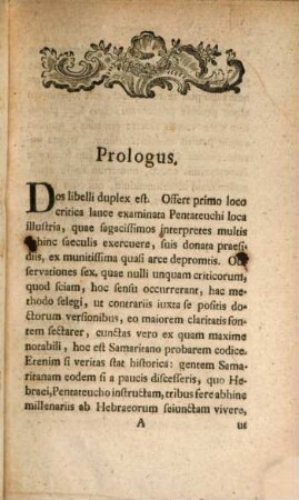 Observationes Criticae In Loca Pentatevchi Illvstria