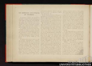 Les méthodes analytiques en sucrerie