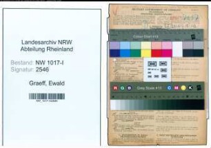 Entnazifizierung Ewald Graeff , geb. 10.10.1886 (Platzvorsteher)