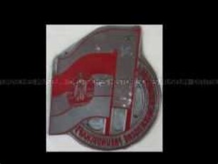 Druckplatte mit dem Emblem der Gesellschaft für Deutsch-Sowjetische Freundschaft